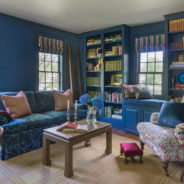 18th Century Federal Farmhouse Library & Music Room